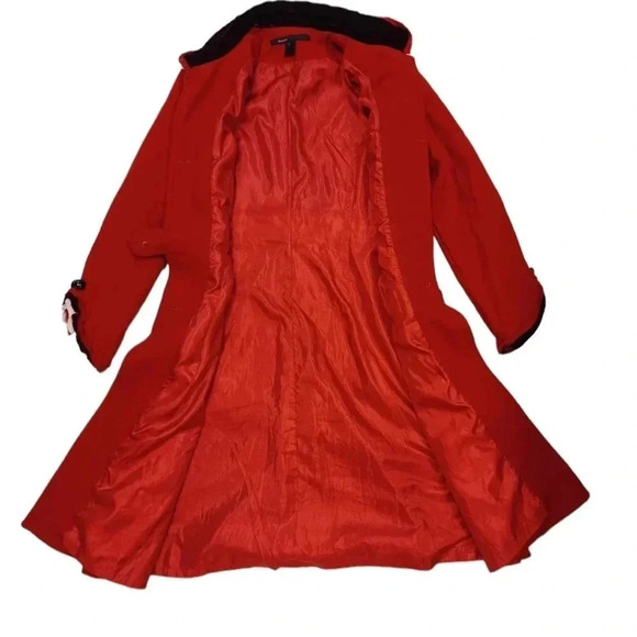 💥HOST PICK💥 Marc Jacobs Red Wool Cashmere Peacoat Size Large - Picture 12 of 16